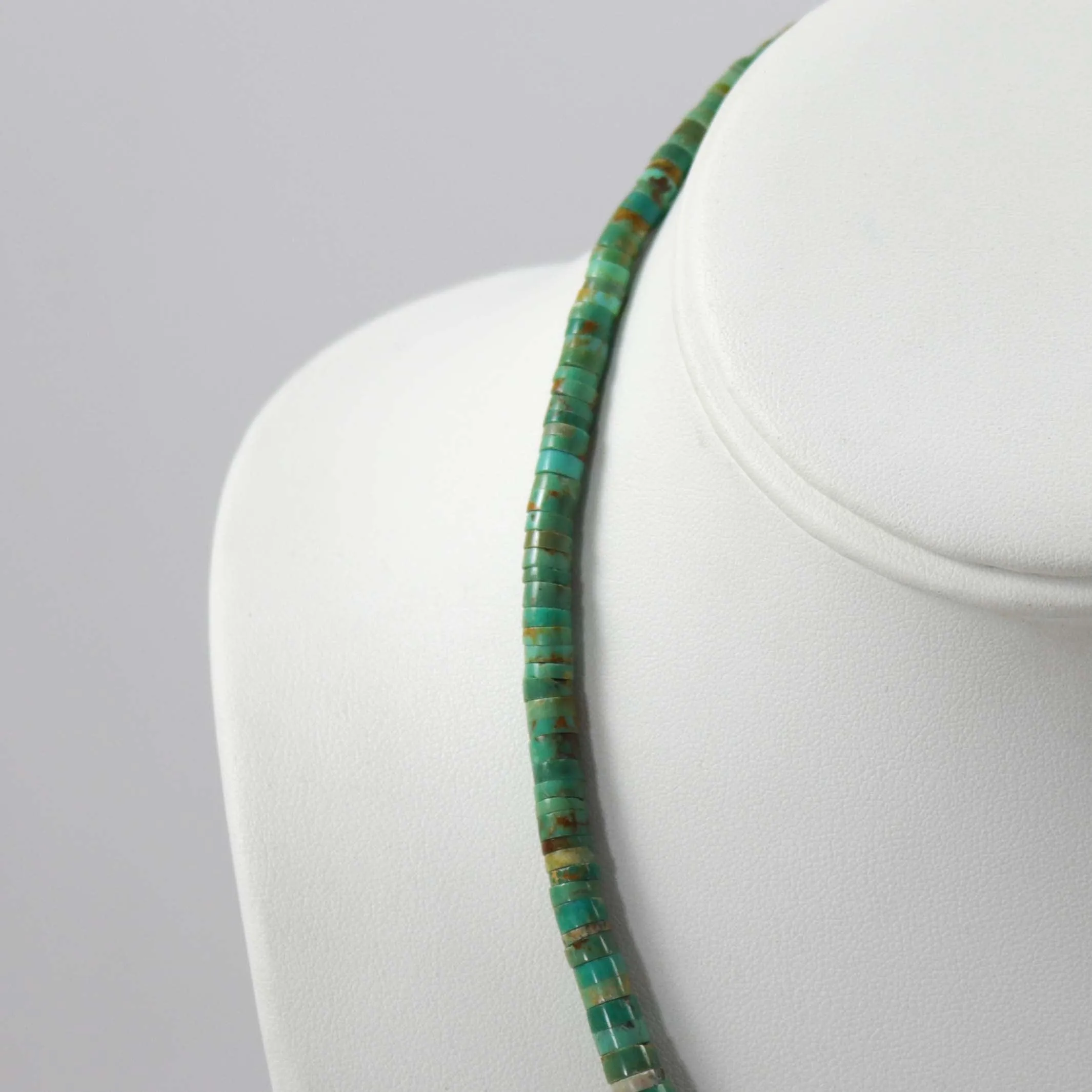 Turquoise Heishi Necklace