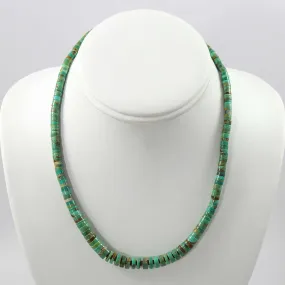 Turquoise Heishi Necklace