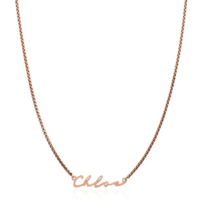 Unique And Stylish Signature Name Necklace