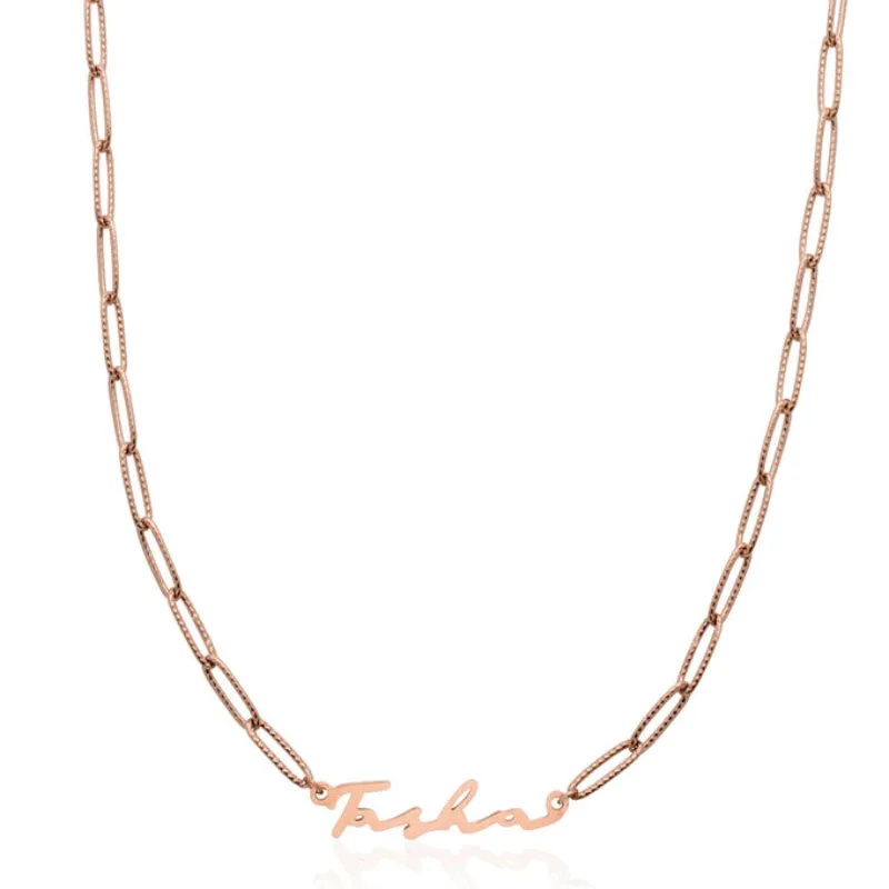 Unique And Stylish Signature Name Necklace