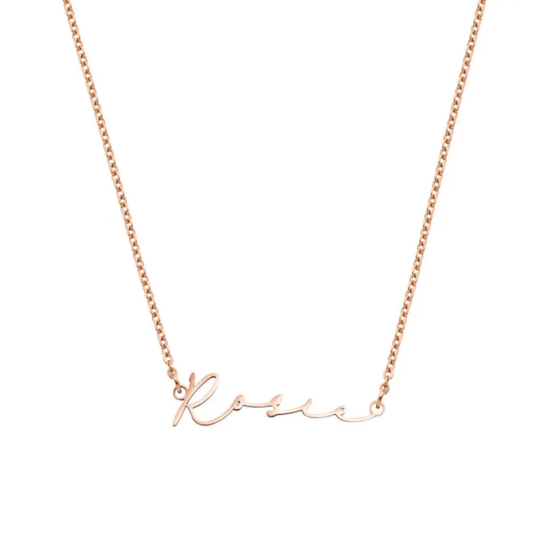 Unique And Stylish Signature Name Necklace