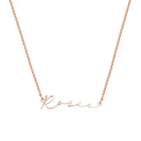 Unique And Stylish Signature Name Necklace