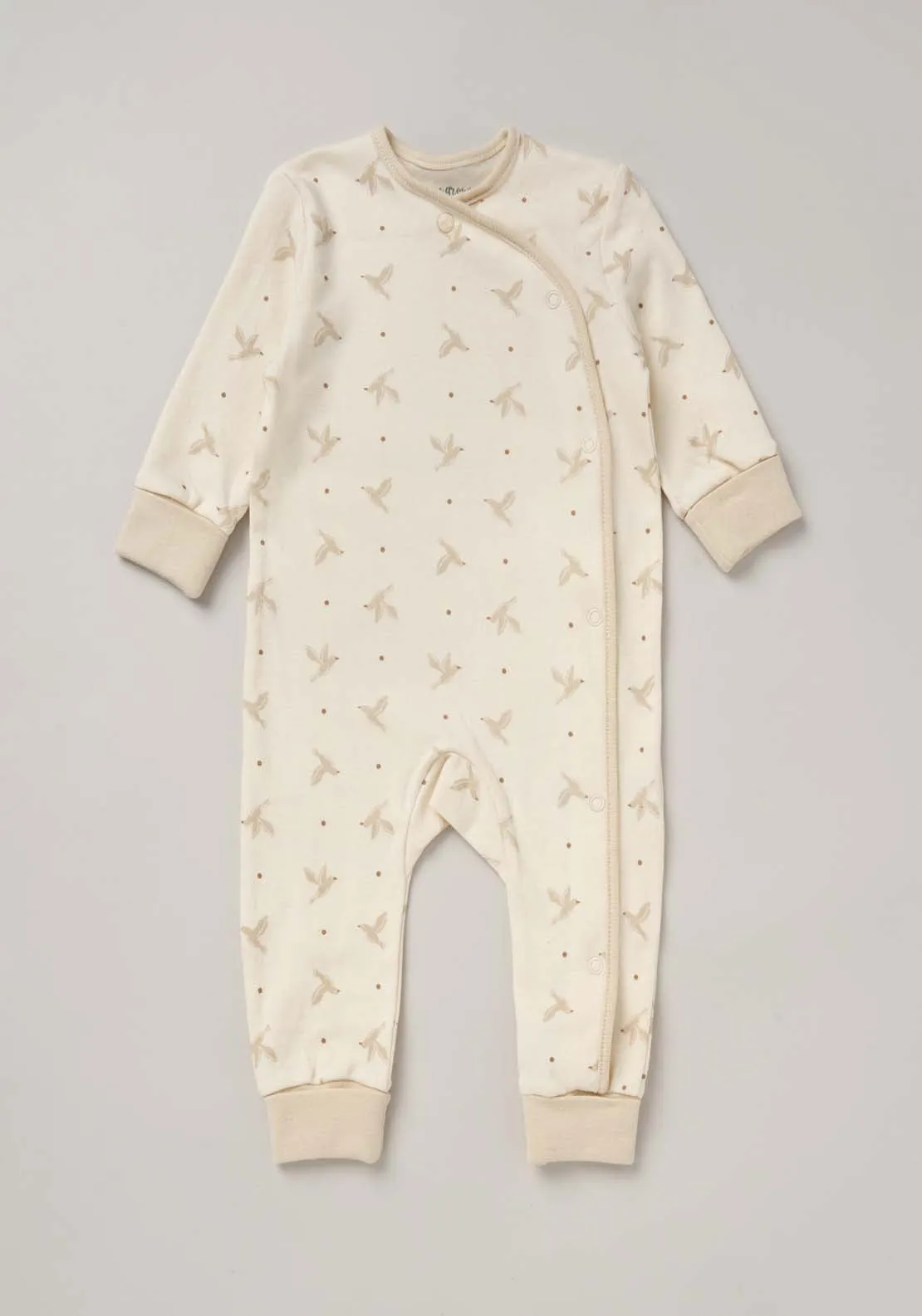 Unisex 5 Piece Baby Fly Layette Set - Beige