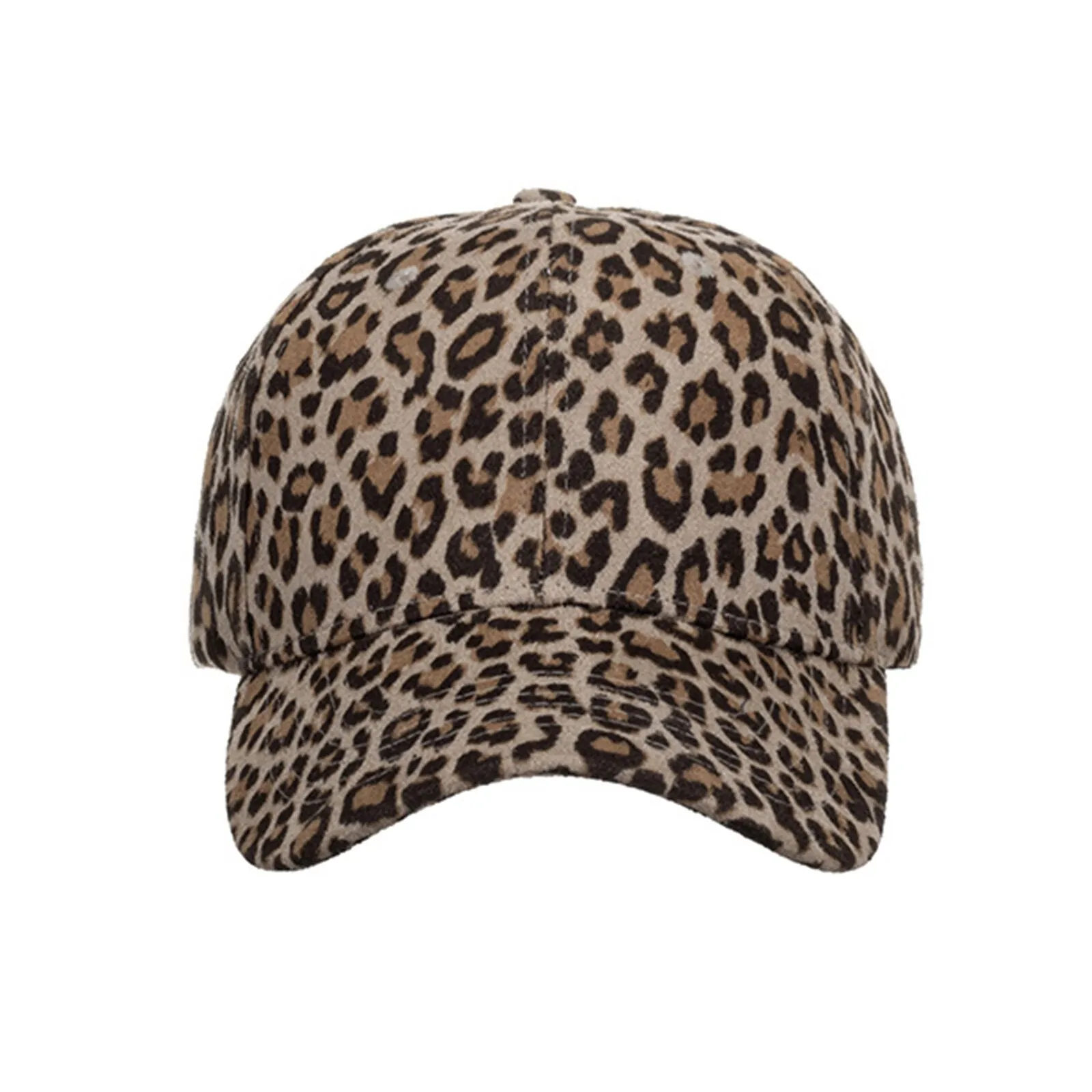 Unisex Polyester Mesh Leopard Stitching Outdoor Breathable Hip Hop Sunshade Baseball Cap Fashion Sunhat