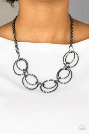 Urban Orbit Black Necklace Set