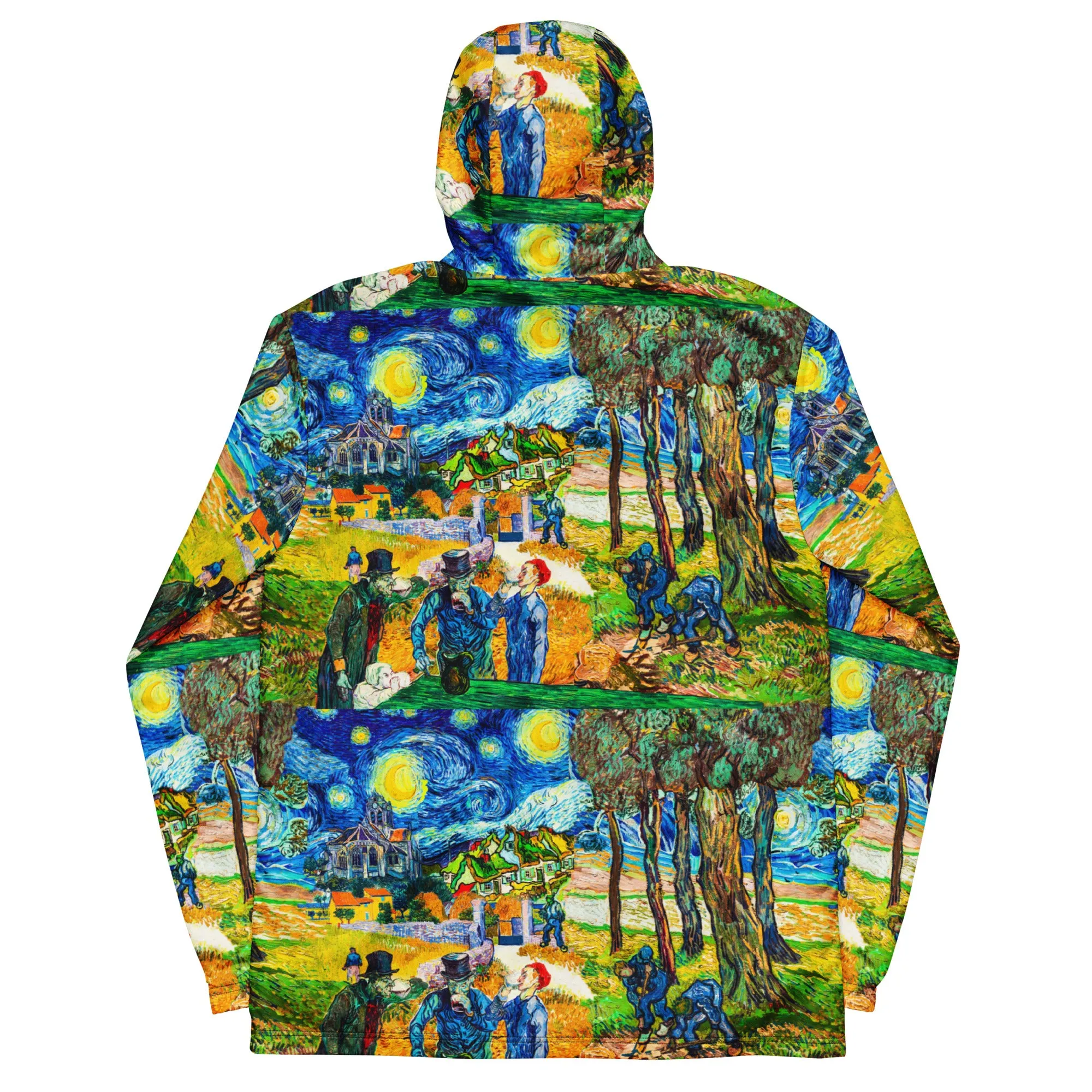 Van Gogh Art Collage Men’s windbreaker