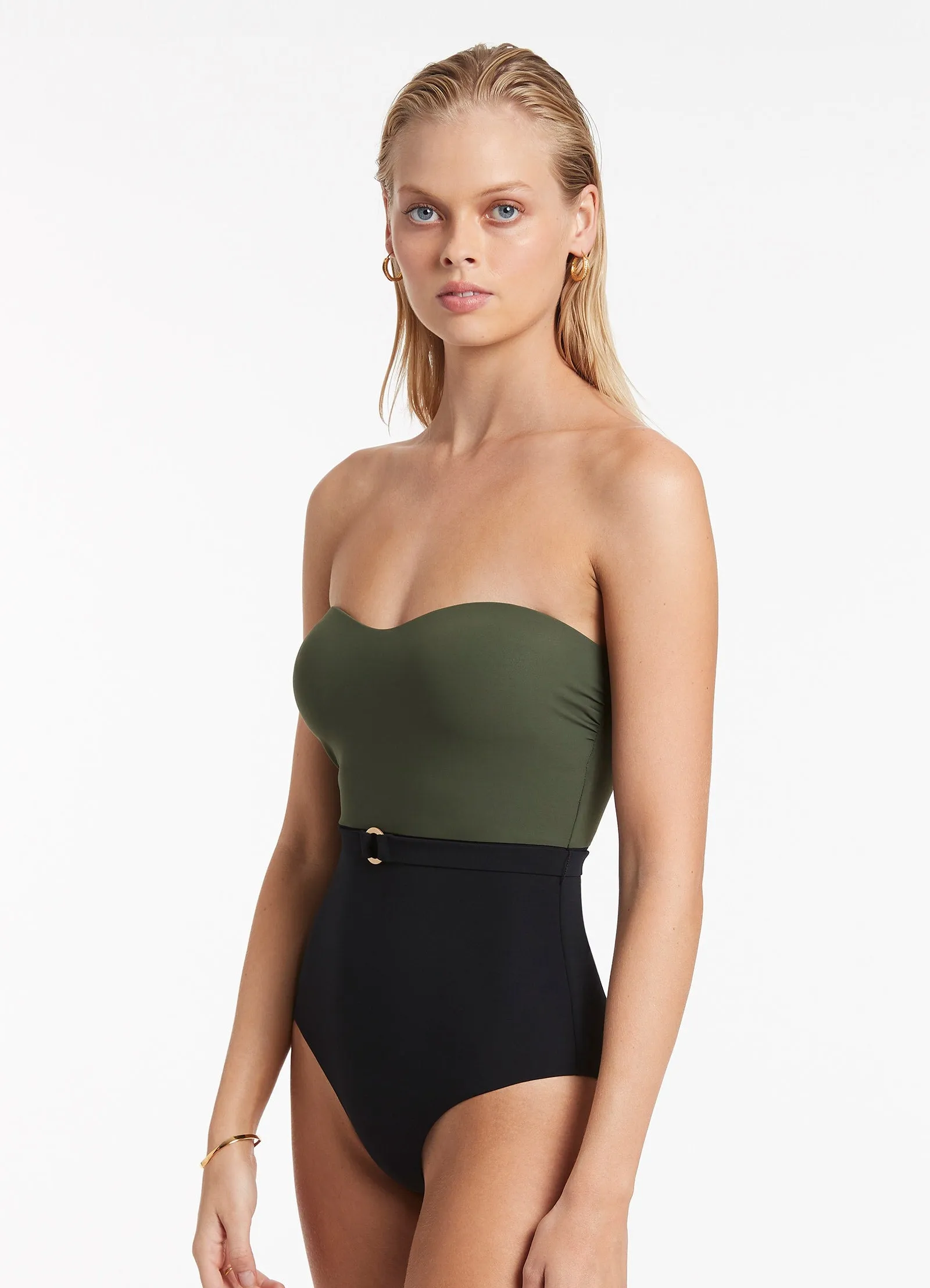 Versa Bandeau One Piece - Olive