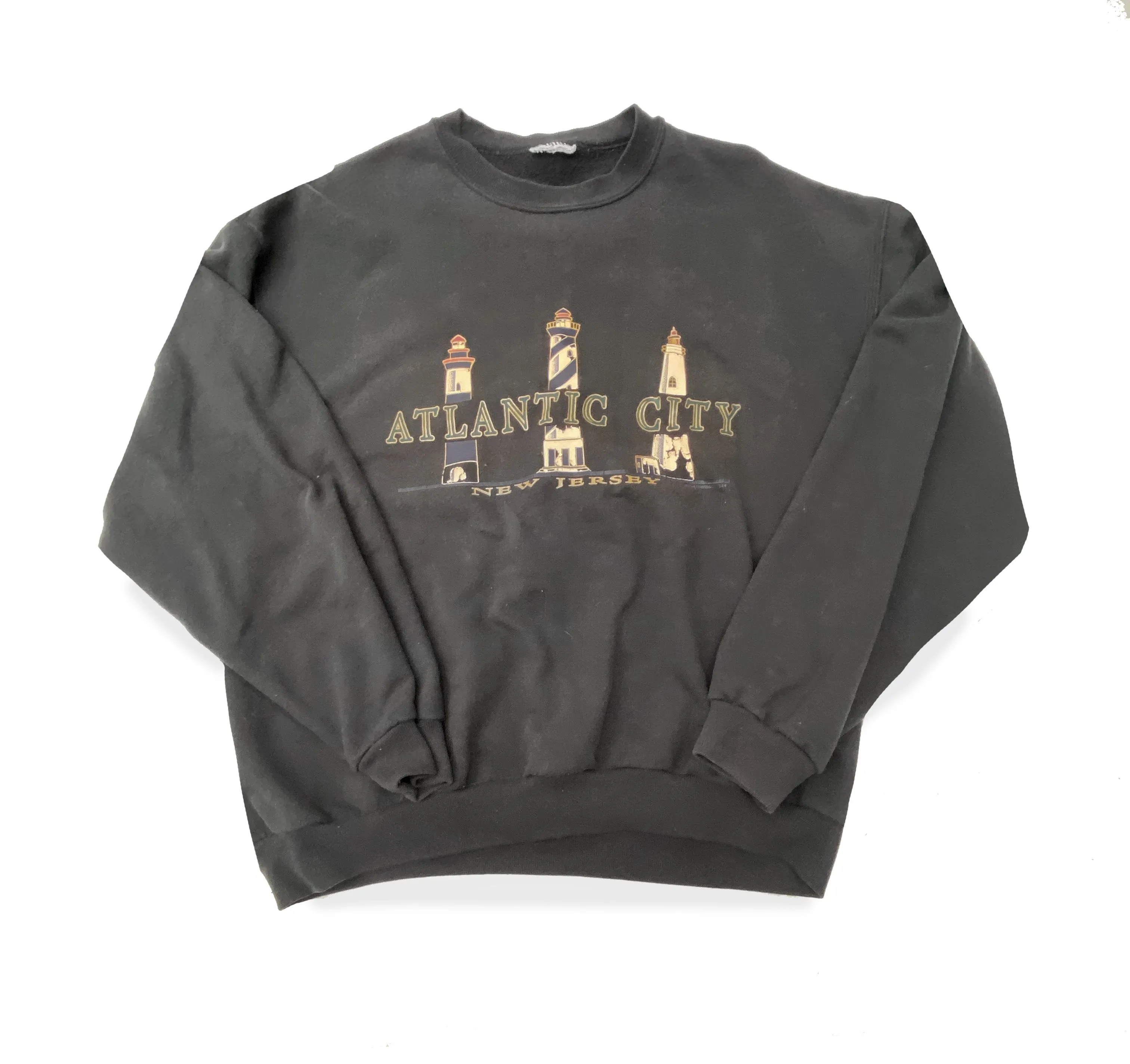 Vintage Atlantic City, New Jersey Lighthouse Crewneck