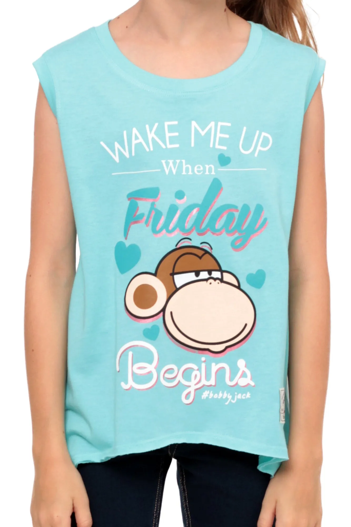 Wake Me Up When Friday Begins  | Muscle Top - Aqua