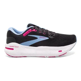 Women's Brooks Ghost Max, Ebony/Open Air/Lilac Rose, 6 B Medium