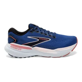 Women's Brooks Glycerin GTS 21, Blue/Icy Pink/Rose, 11 B Medium