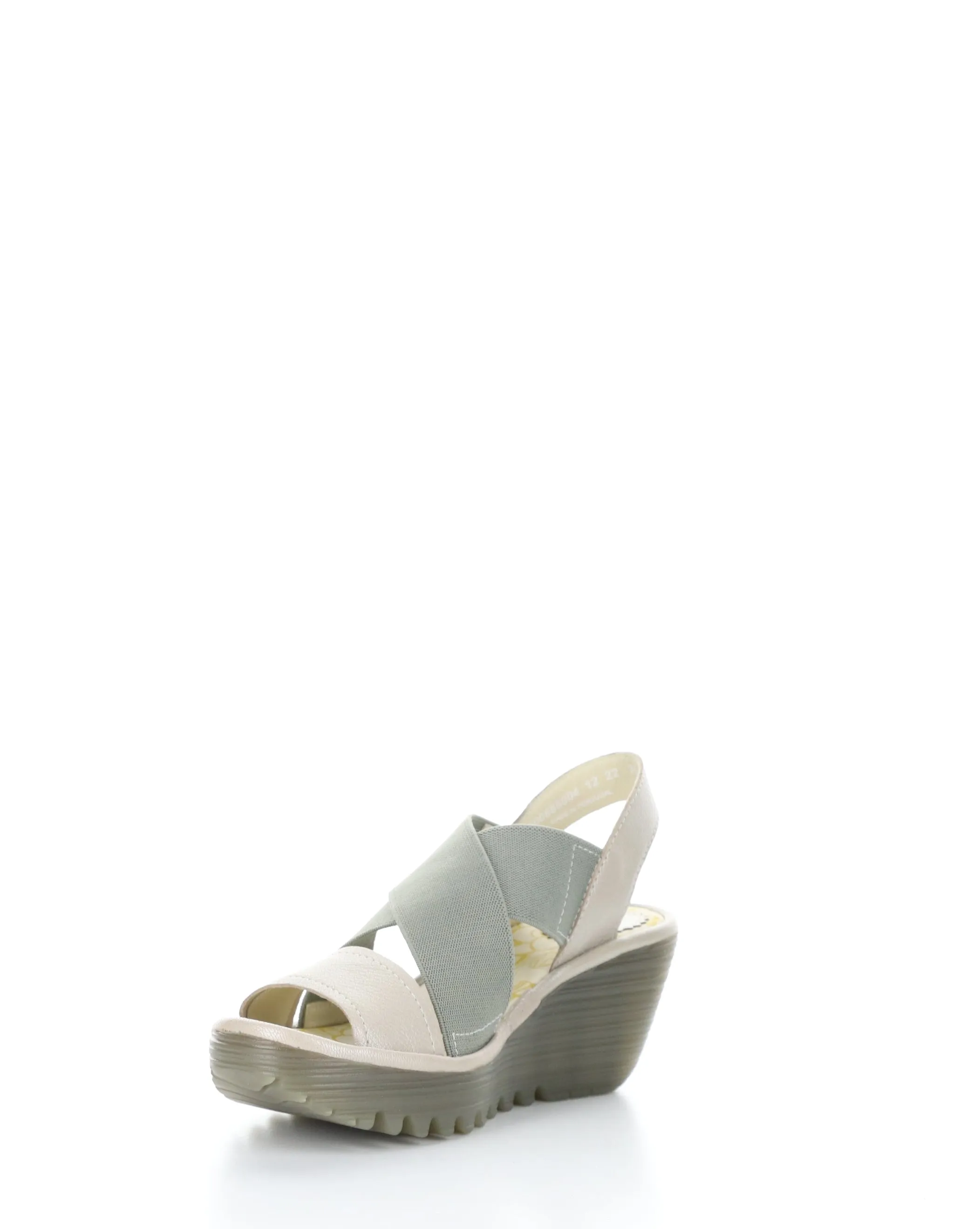 YAJI888FLY 025 MEDIUM/DK SILVER Elasticated Sandals