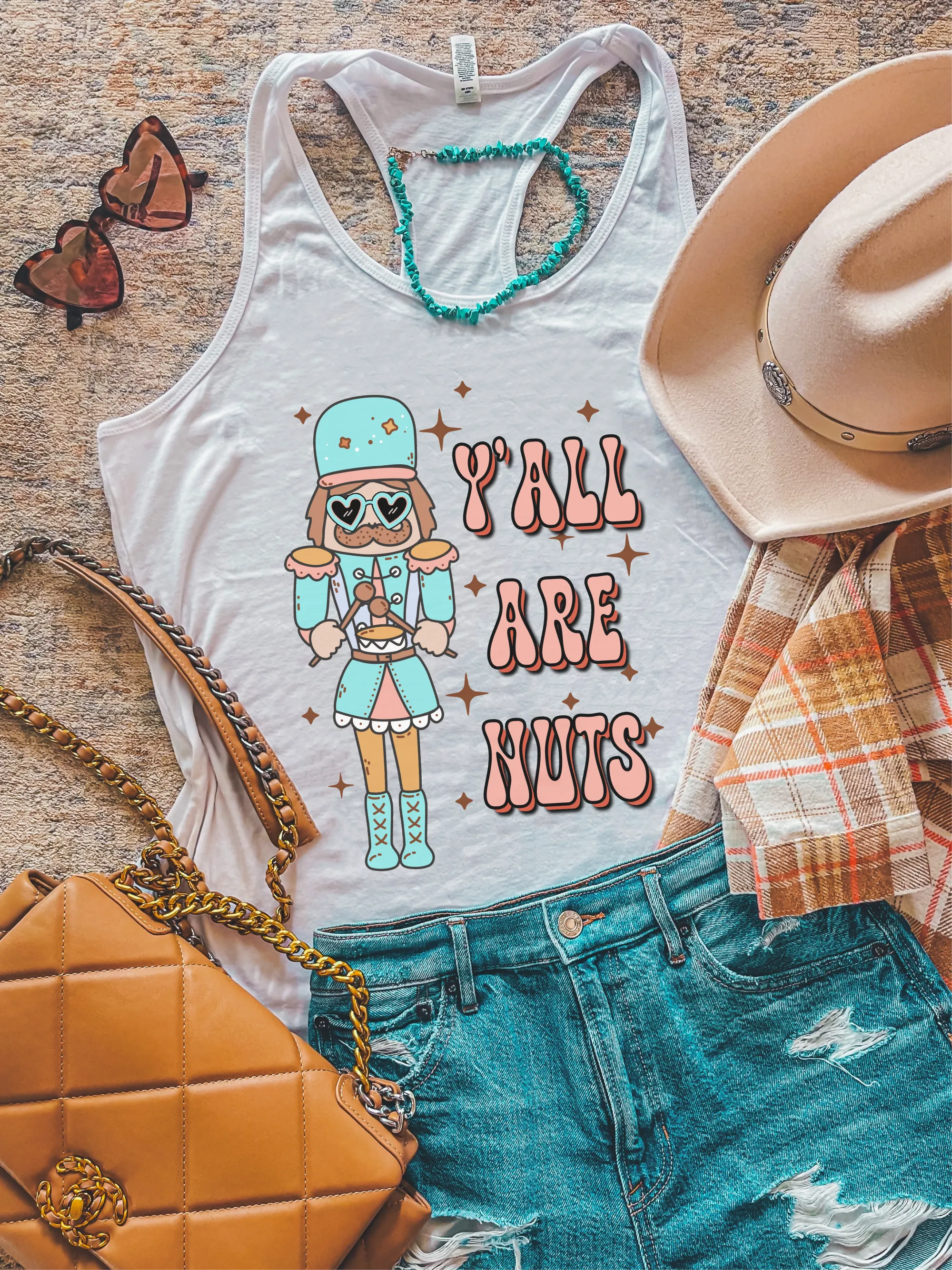 Y'all Are Nuts Unisex Tees Printed In The USA