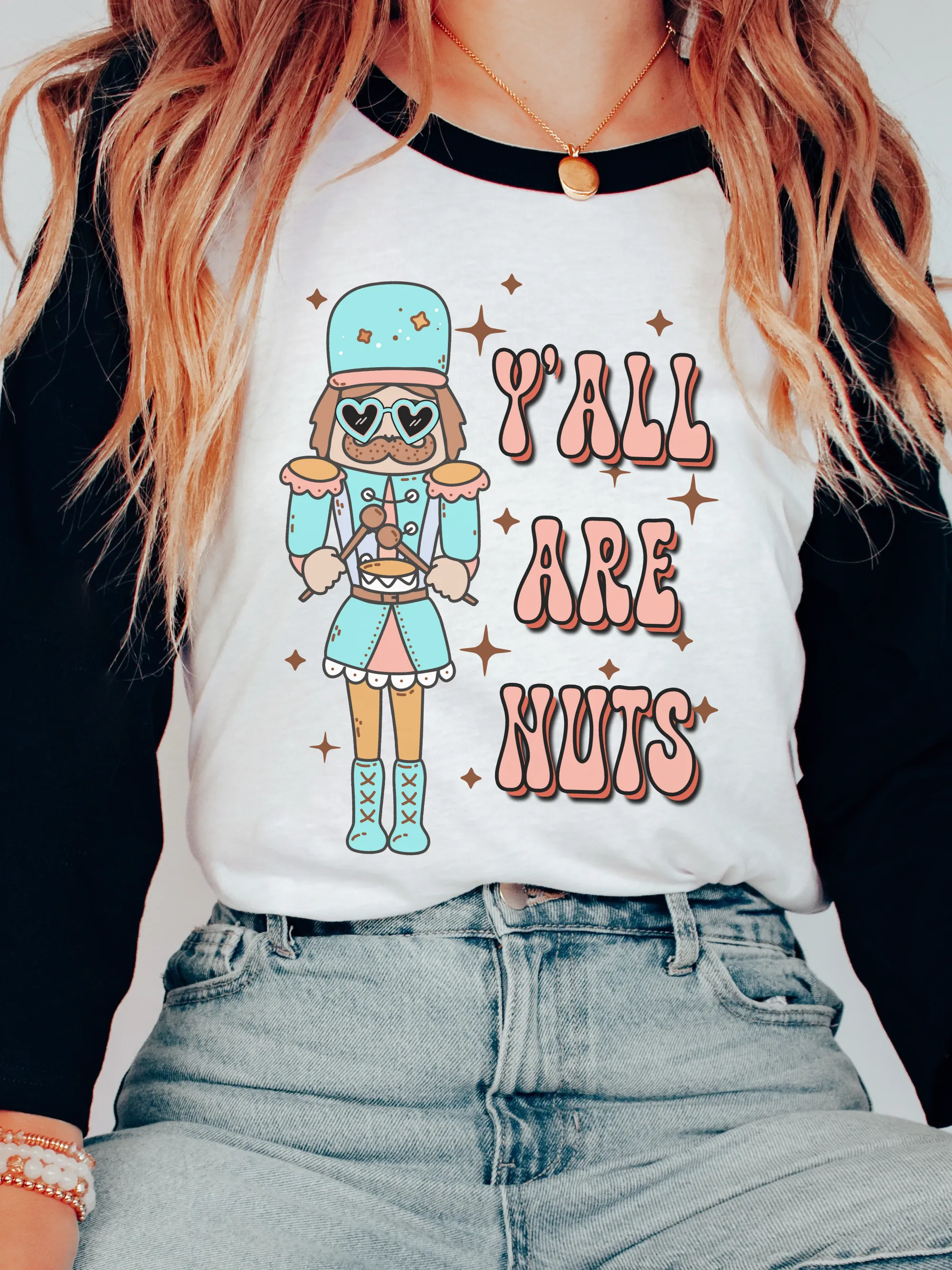 Y'all Are Nuts Unisex Tees Printed In The USA